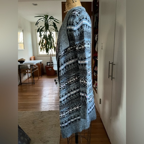 Bethany Mota Long Wrap Woven Cardigan, S, MSRP $79 - Picture 9 of 10